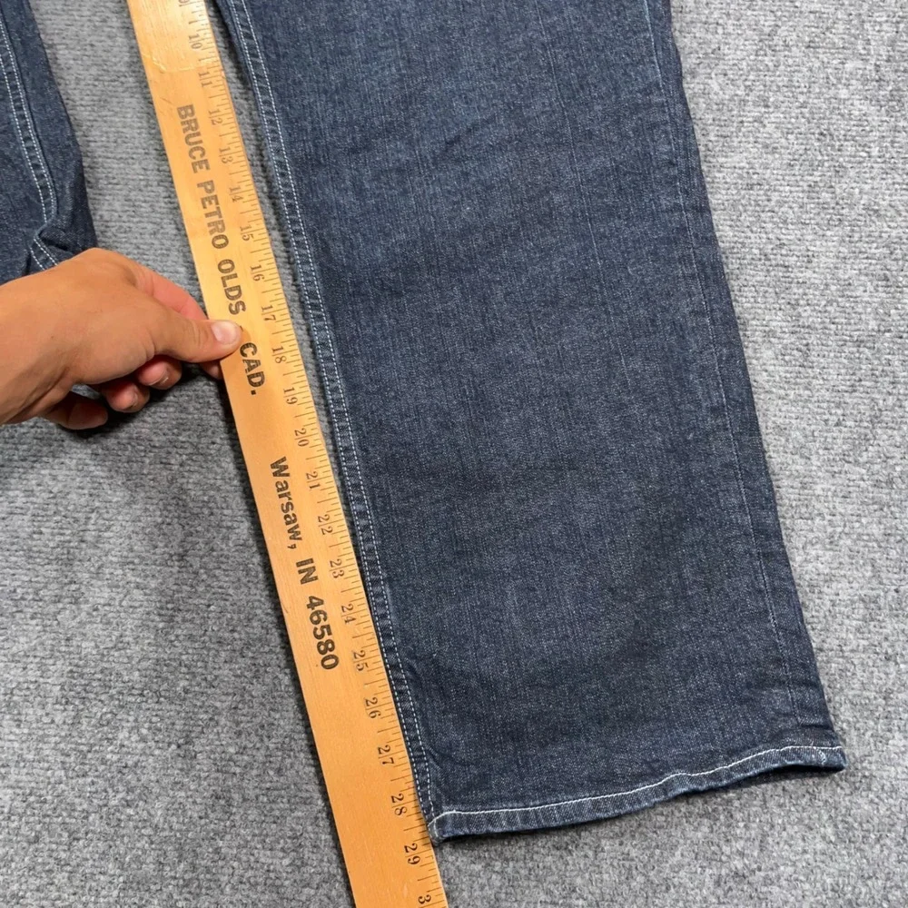 40 Grit Duluth Trading Carpenter Jeans Mens 40x30 Slim Fit Utility Blue Workwear